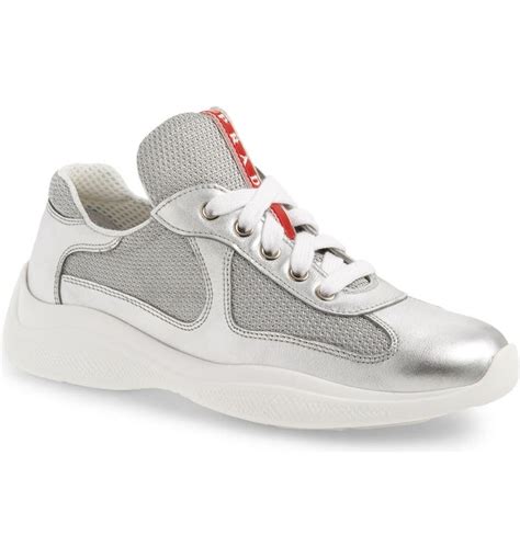 prada sneaker woman|women's prada sneakers nordstrom.